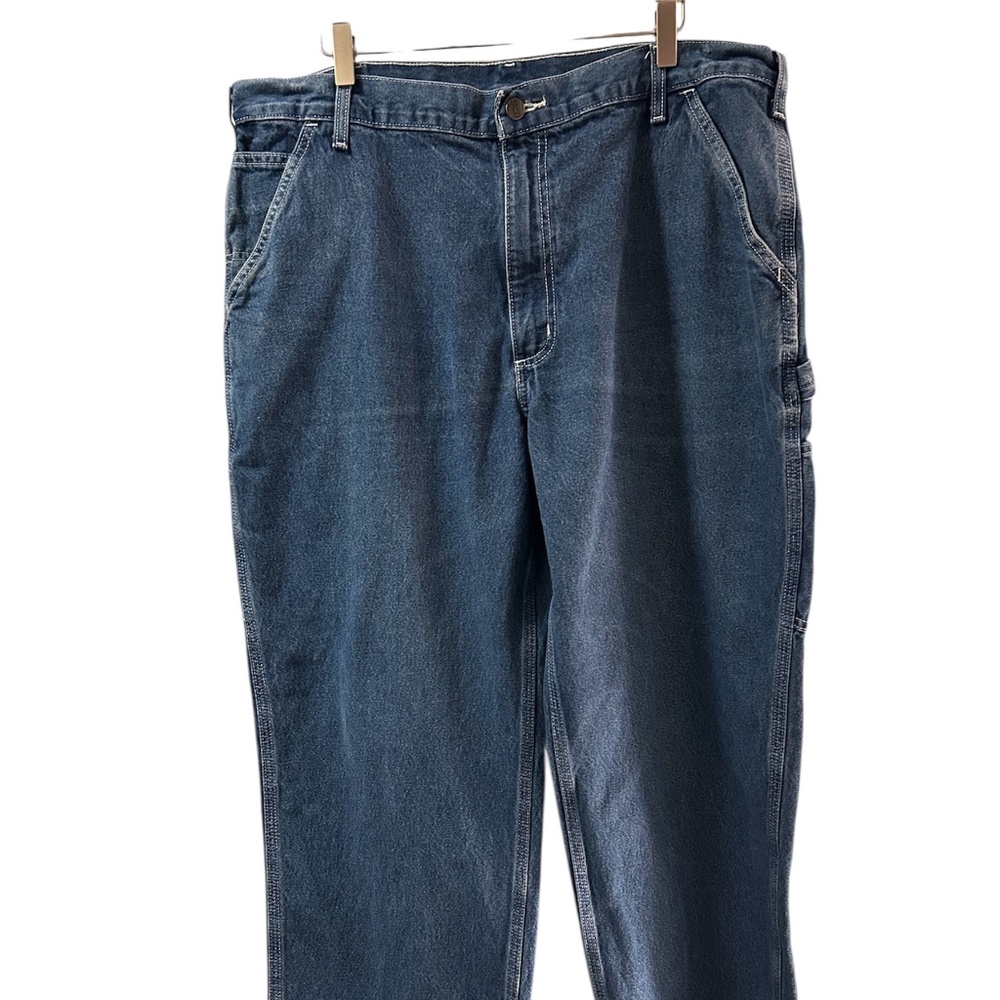Men’s Carhartt Straight Leg Medium Wash Blue Jeans W40” L30”